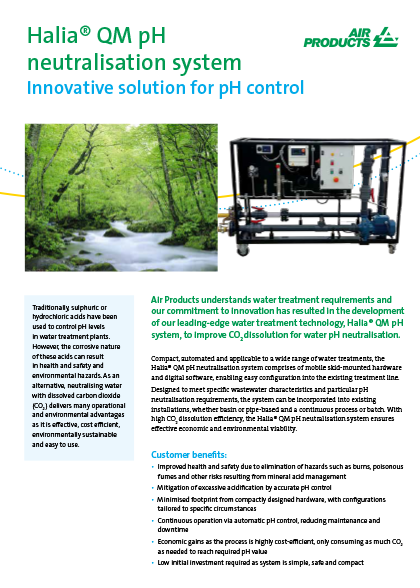 Halia QM pH neutralisation system